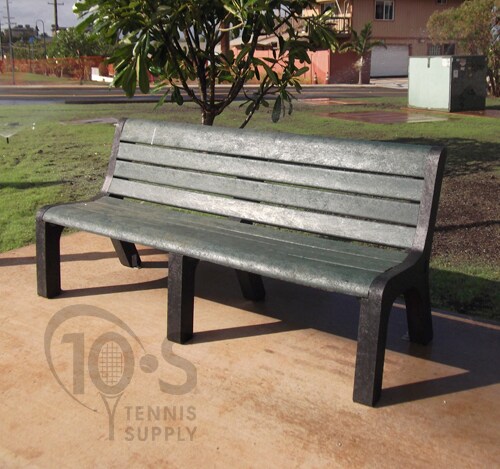 Malibu Hi-Back Bench 5' w/Black Legs